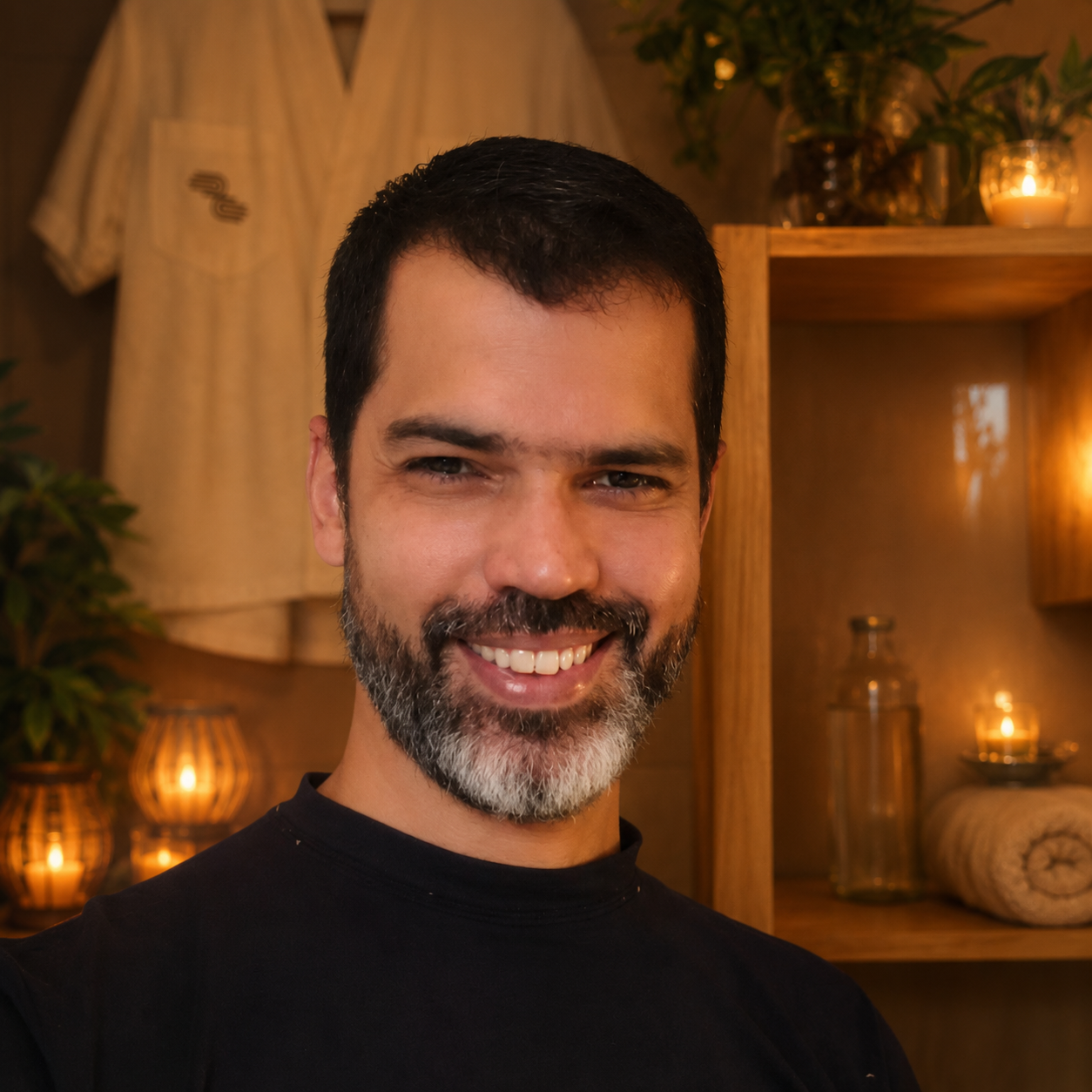 Adriano Ponte, professor do curso Comb Massage